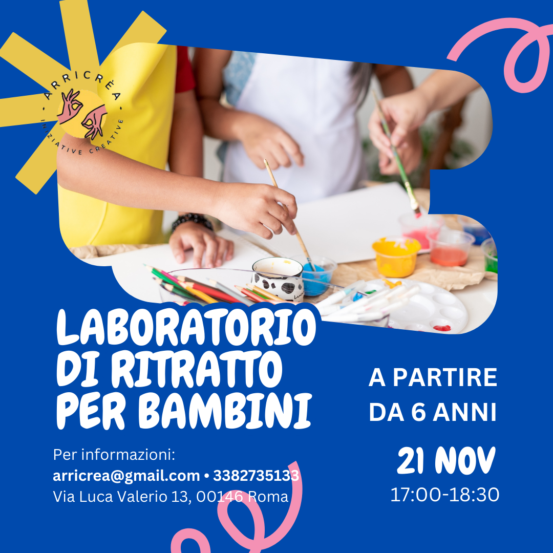 2024/11/21 – Laboratorio di ritratto per bambini