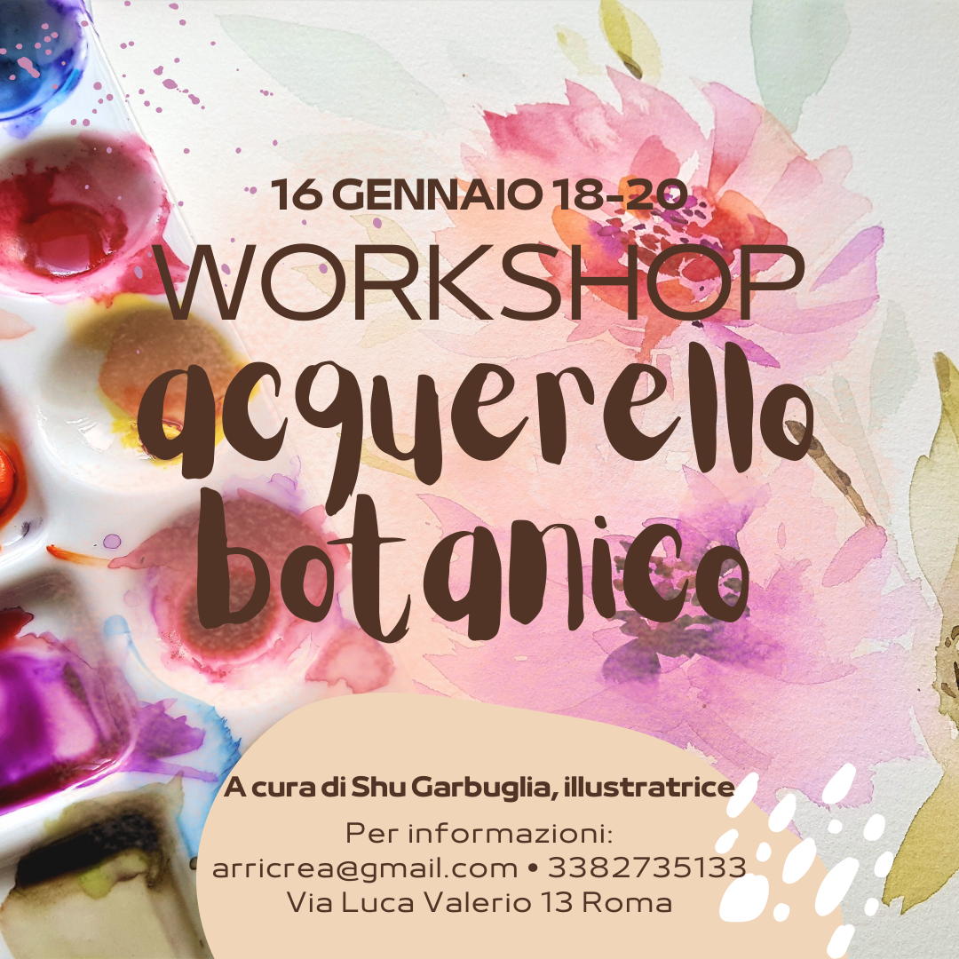 2025/01/16 – Acquerello botanico per adulti