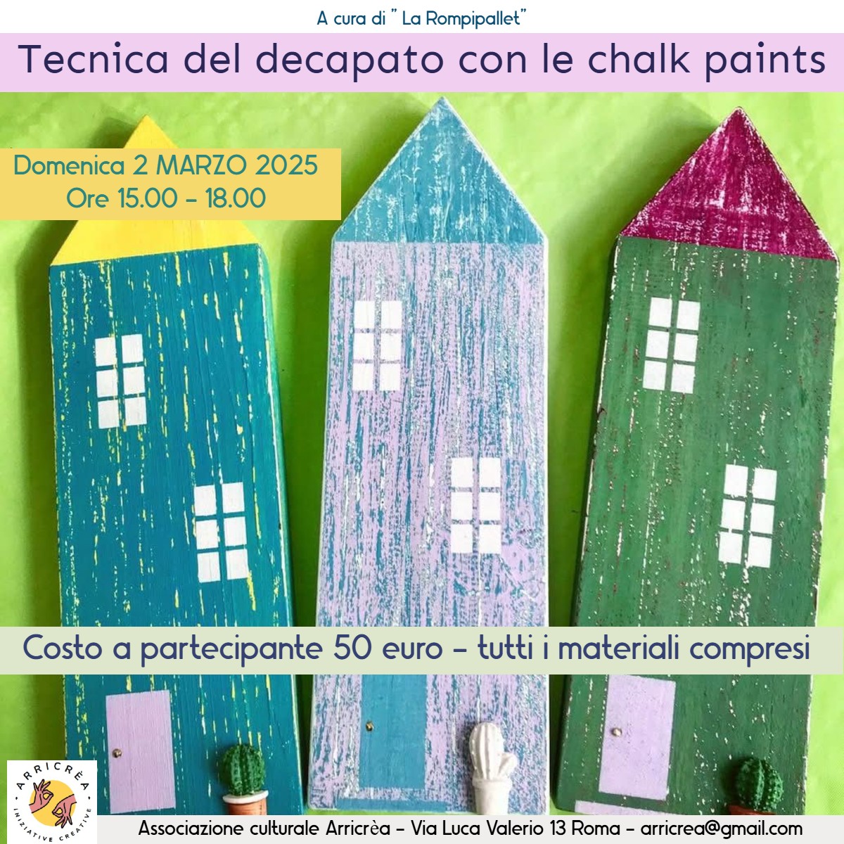 2025/03/02 – Tecnica del decapato con le chalk paints