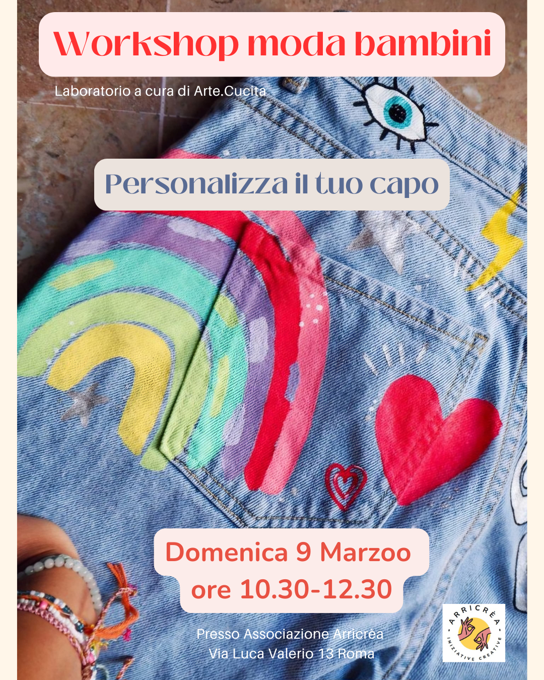 2025/03/09 – Workshop di moda “personalizza il tuo capo”