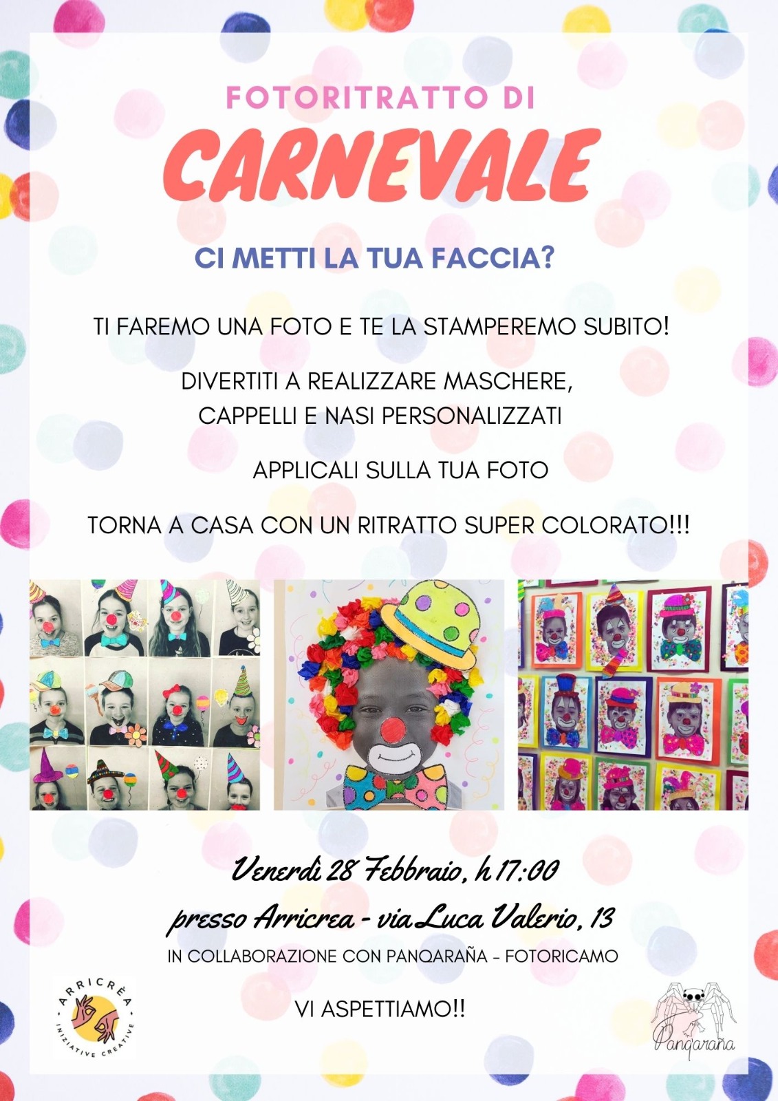 2025/02/28 – laboratorio fotografico di carnevale
