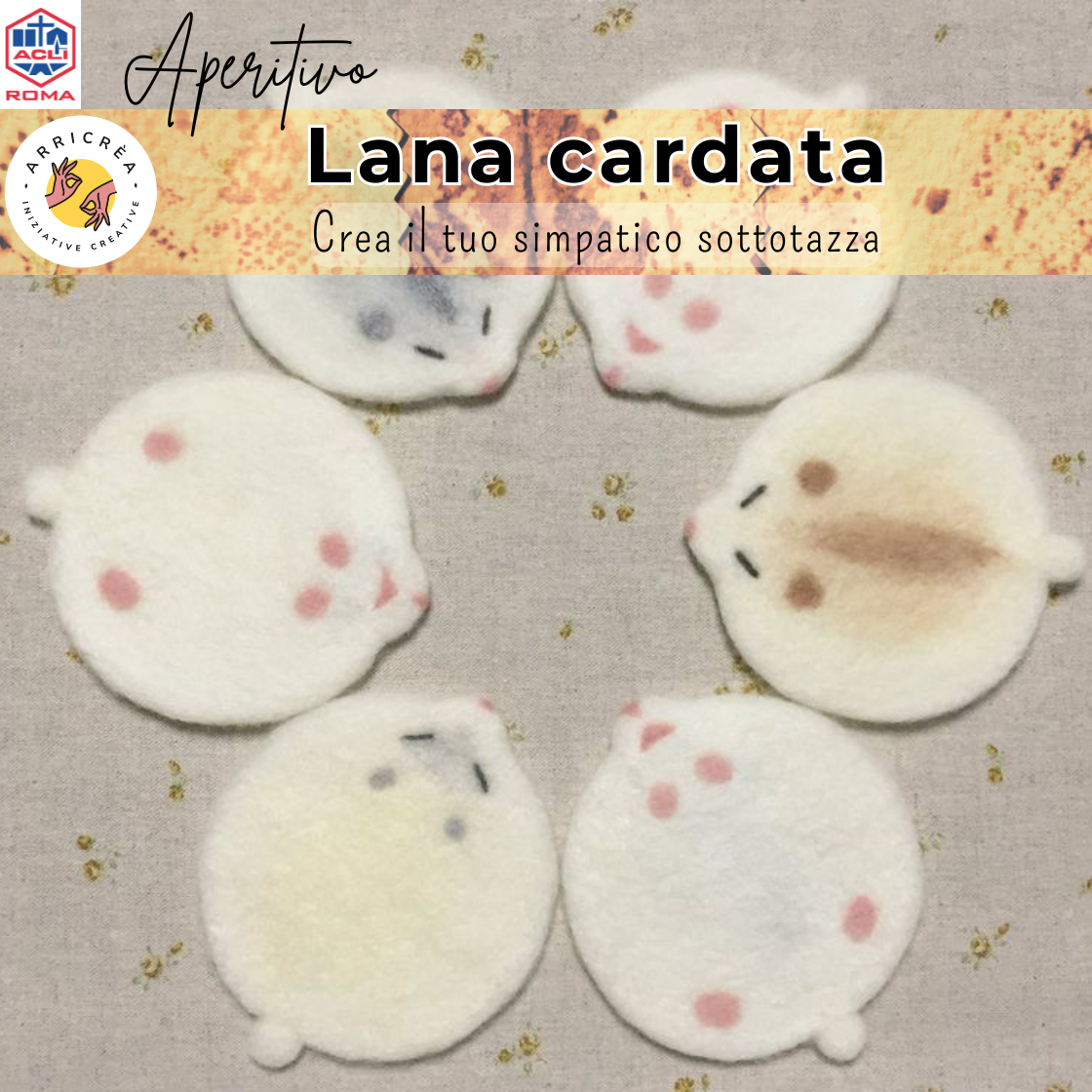 Aperitivo in Lana cardata